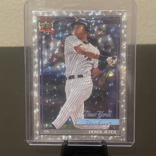2026 Topps #T91-30 Derek Jeter 1991 Topps Baseball 35th Anniversary Crackle Foil