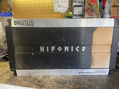 Hifonics Brutus Elite BE2500.1D Strapable Monoblock Amplifier (Used)