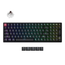 KEYCHRON K4 96 QMK WIRED WIRELESS SUPER BROWN SWITCH RGB BACKLIGHT - K4X-C3