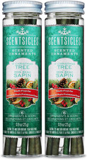 Scentsicles O Christmas Tree Scented Christmas Ornaments with Hooks - 2 Bottles