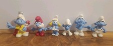 Vintage Smurf Figures Lot of 1970s-1980s Peyo Schleich Figurines