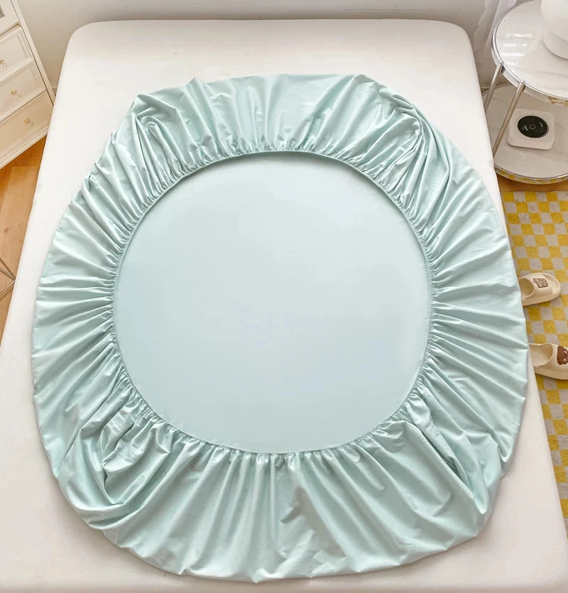 Sábana Ajustable Algodón Egipcio Colchas Bordadas Elásticas Foto 2 de 4