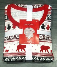 Wondershop Men's Pajama Set Fair Isle Christmas Holiday Top Bottom Size XL NWT