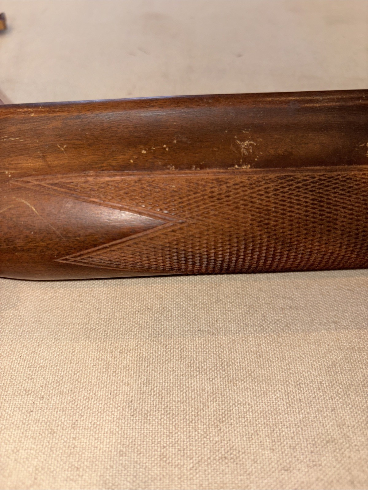 Used  Semi Auto Shotgun Checkered Forend / Forearm Wood Unknown Maker