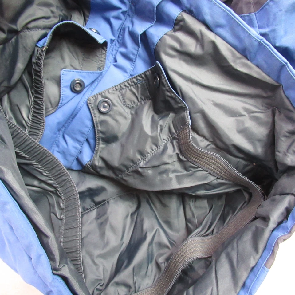 North Face Coat Boys Large Long Sleeve Full Zip Pockets Outdoors Hooded Blue - Image 4 of 4