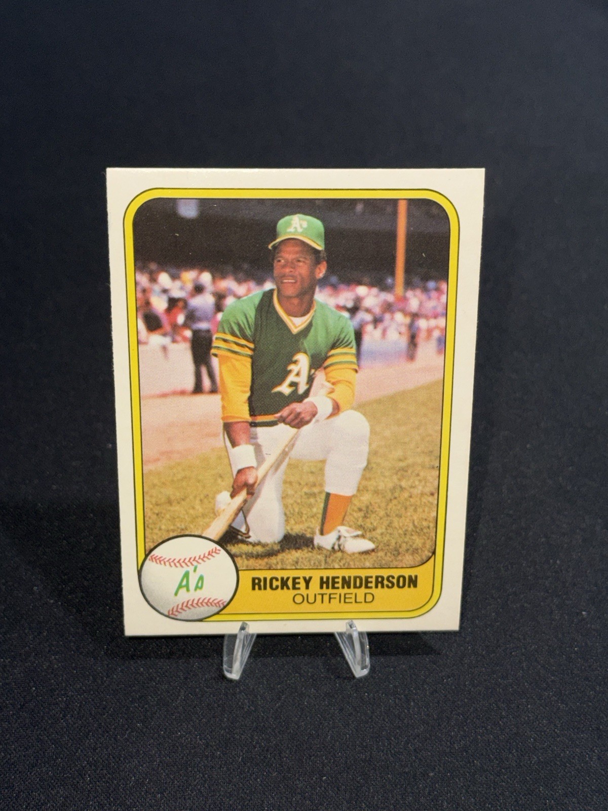 Fleer 1981 - Rickey Henderson Oakland Athletics Base Set #574 🔥NICE🔥