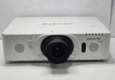 Christie LX501 VGA-WUXGA 3LCD Large Projector 5000 Lumen 1024x768 28 Lamp Hours