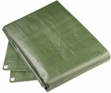 Abdeckplane Wetterschutzplane Holzplane Schutzplane mit Ösen 6x1,5m 210g/m² 