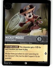 Mickey Mouse 181/204 Disney Lorcana Into the Inklands Common, Cold Foil NM