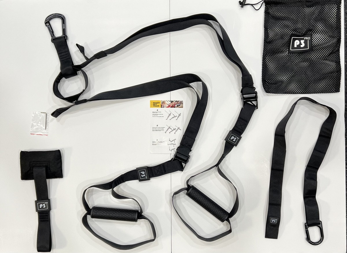P3) Pro Suspension Training, Indoor/outdoor Home Gym Suspension