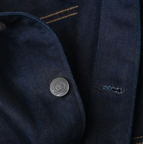 45R 45rpm Dark Indigo Denim Blouson 908 Jacket Light Weight Denim Cotton MINT image 7