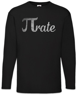 Pirate Langarm T-Shirt Pi Piraten Lehrer Teacher Professor Nerd Geek Mathe