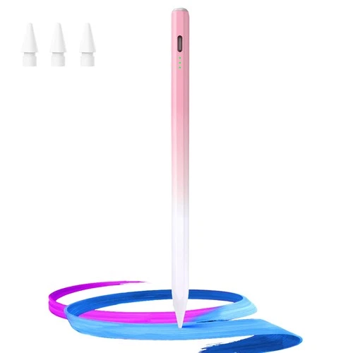 Stylus Pen for iPad Pro 11/12.9/13 Fast 13min Charge Palm – Gradient Pink