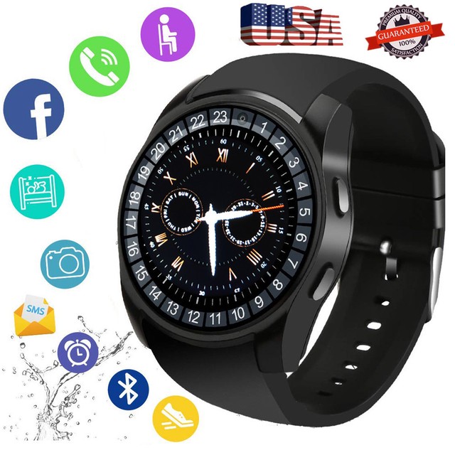 Bluetooth Smart Watch Touch Screen for Samsung Galaxy S10 Plus S8 Note 10 9 8 LG for sale online