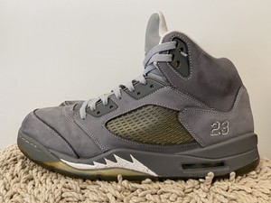 jordan retro 5 wolf grey mens