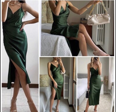 slim fit dress slacks Isadora Backless Dress