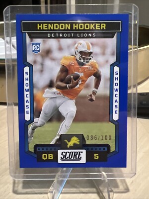 2023 Score - Rookies Showcase #305 Hendon Hooker /100 (RC)