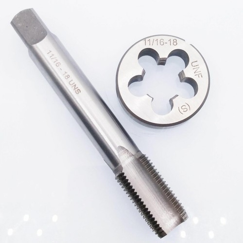 1 set HSS Machine 11/16-18 UNF right-hand Plug Tap and Die Thread Tools - Picture 4 of 4
