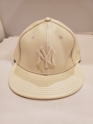 NEWERA 59FIFTY NYレザーキャップ NEW ERA LEATHER CAP NEW YORK YANKEES 59FIFTY SIZE 7 5/8 NEW WITH
