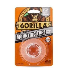 Image of GORILLA MOUNTING TAPE 1.52m | Crystal Clear DoubleSided | Tough And Weatherproof