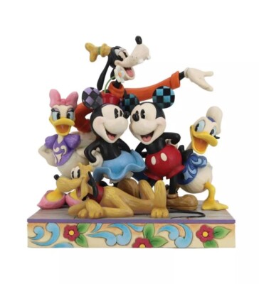 Jim Shore Pals Forever - Mickey & Friends Group 6014331 Disney