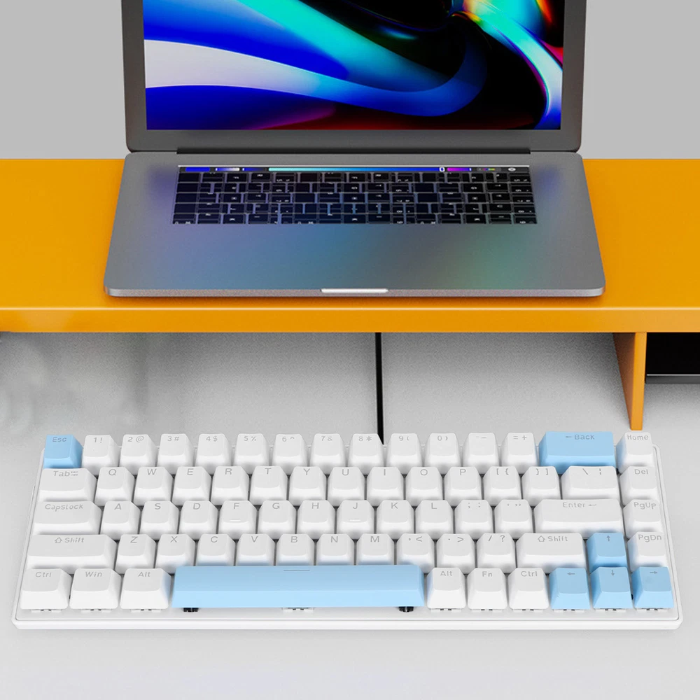 68-Key Compact RGB Mechanical Wired Keyboard with Backlit Design - BEA