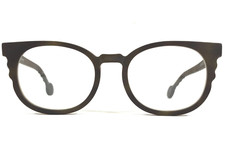 Vintage la Eyeworks Eyeglasses Frames SCARLETT 754M Brown Blue Round 45-20-145