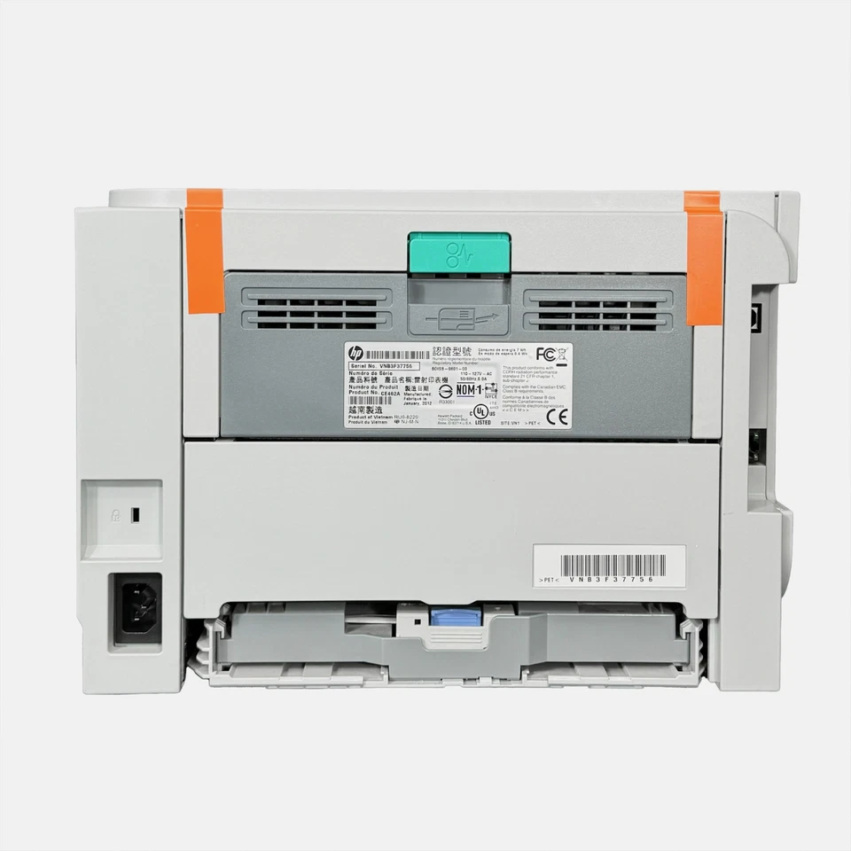 HP LaserJet P2035N Workgroup Laser Printer CE462A w/ NEW Toner - Image 4 of 4