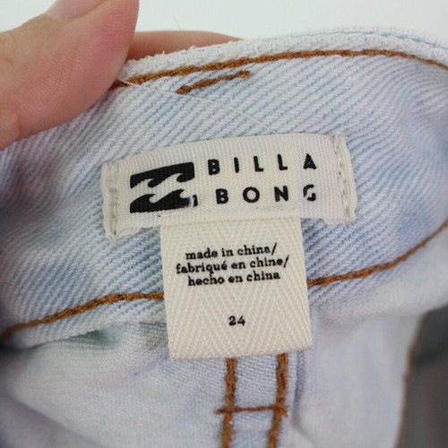 Billabong How Bout That Denim Shorts in Rain Drop Size 24 - Picture 3 of 7
