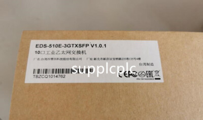 MOXA switch EDS-510E-3GTXSFP V1.0.1 Fast shipping#DHL or FedEx