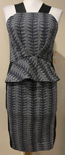 RACHEL ROY Womens Navy Blue & White Dress NWT $129 - Sz 4