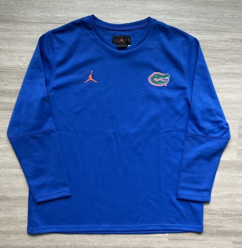 Jordan Florida Gators $75 Dri-Fit Lightweight Sweatshirt DR0338-480 Size XL - Picture 1 of 9