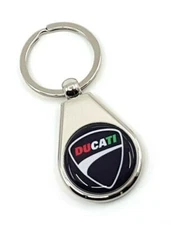 Ducati Metal keyring, Silver