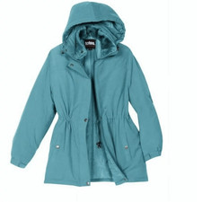 Totes Women's Anoraks - Long Women's Coat., Size Xl, Color Is Dusty Seafoam, Nwt