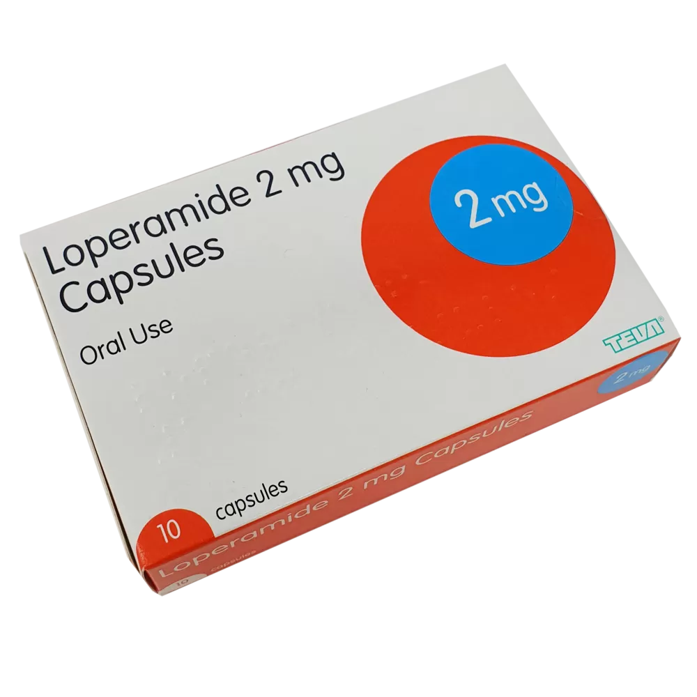 60 Diarrhoea Relief Capsules Loperamide Hydrochloride 2mg Fast Rapid