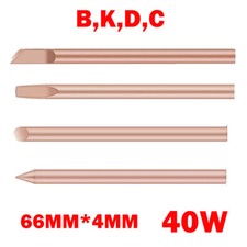 4X 40W External Heating Soldering Iron Tip B C D K Replace Soldering Repair Tool
