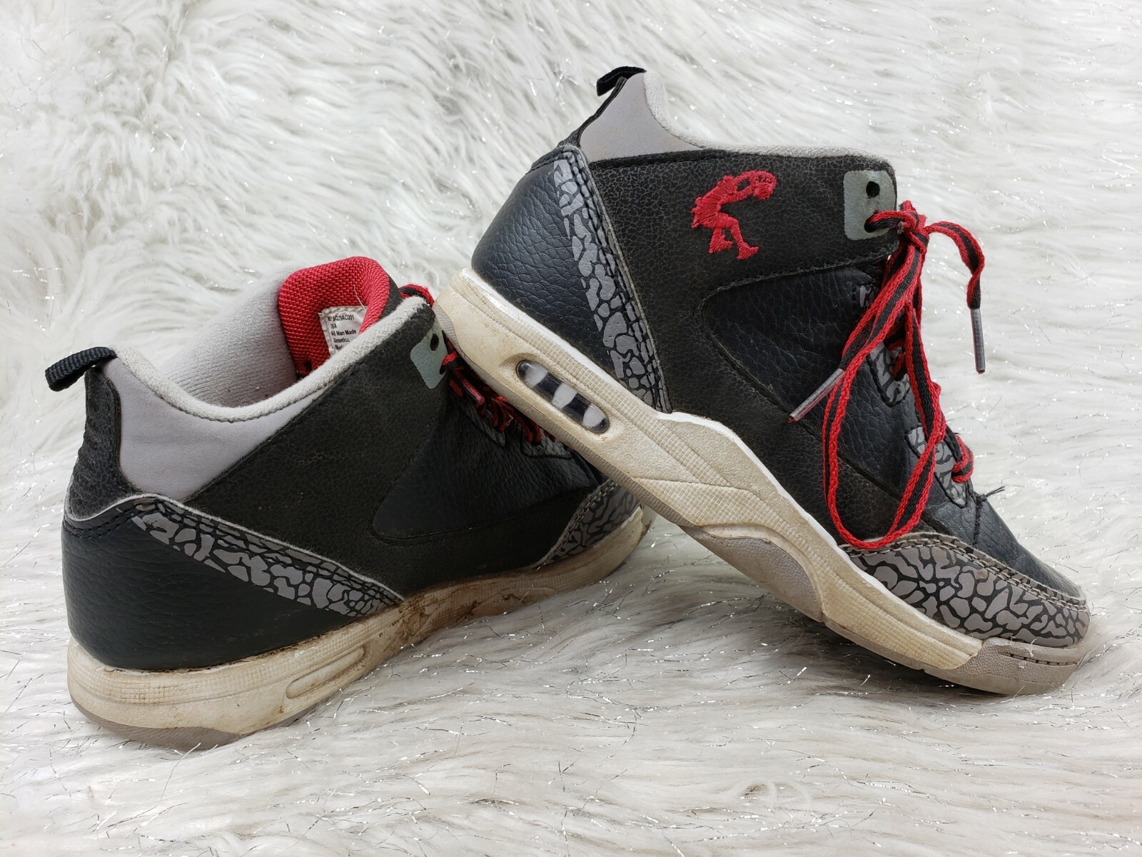 Kids Black Gray Red