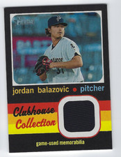 JORDAN BALAZOVIC 2020 TOPPS HERITAGE MINOR LEAGUE GAME USED JERSEY RELIC