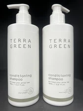 2 Bottles Terra Green White Tea Conditioning SHAMPOO 12.8oz - Wyndham Hotels NEW