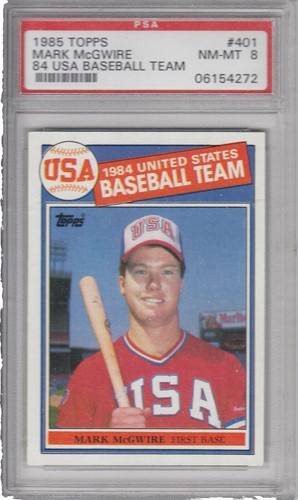 Mark McGwire Jose Canseco Baseball Card #759 Topps Athletics MLB