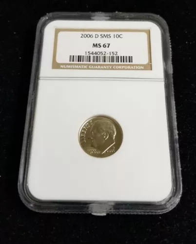 2006 D Roosevelt Dime NGC SMS MS 67