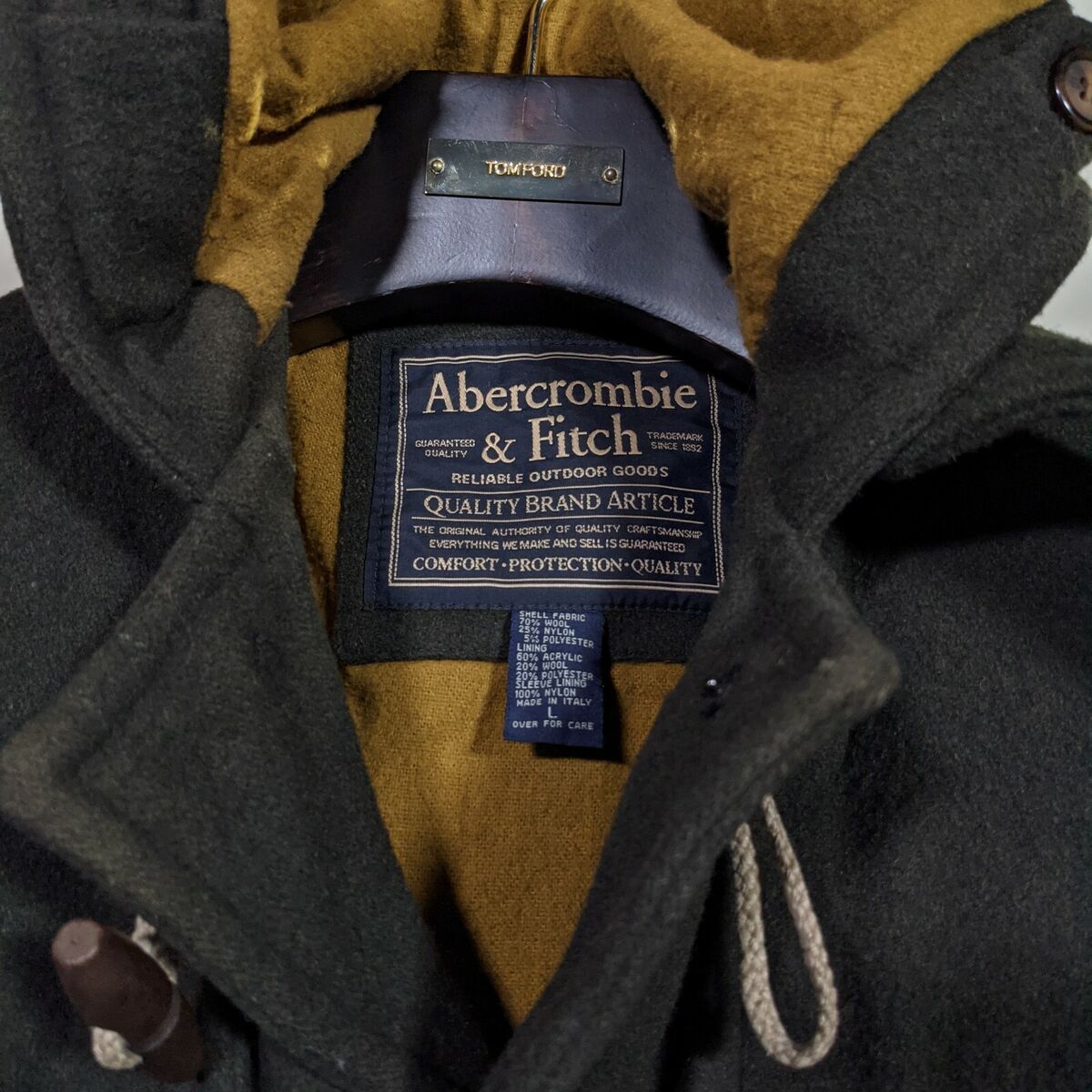 Abercrombie Fitch Vintage 90s Heavy Duty Duffel Hood Jacket Abercrombie Fitch Vintage 90s Heavy Duty Duffel Hood Jacket