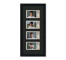 PSA Graded Card Frame Display Holds (4) Slabs Baseball, UV Protection (optional)