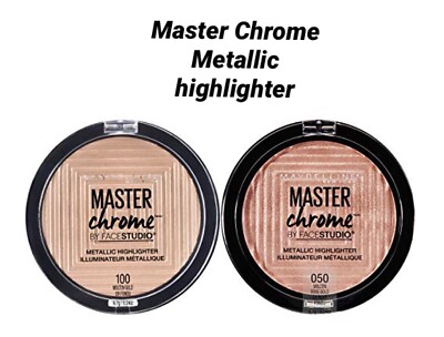 MAYBELLINE Master Chrome Metallic Highlighter Powder 9g Farbton wählbar - versiegelt