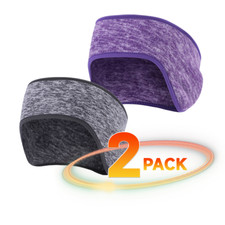 Ear Warmers Headband Stretchy Ear Covers Winter Hairband for Outdoor Indoor