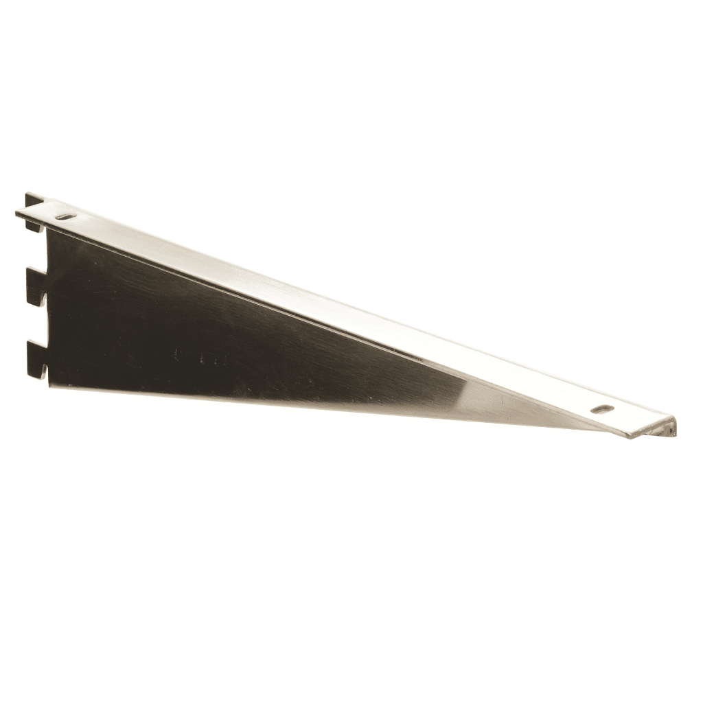 R1344 - Timber Shelf Bracket (pair) to 32mm Twinslot Upright - 220mm