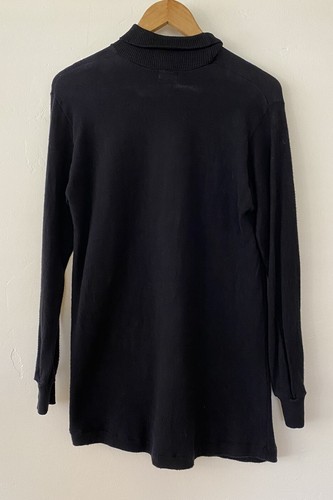 Vintage 60s Turtleneck by Duofold Mohawk NY XL Black Base Layer Activewear Shirt - Picture 2 of 6