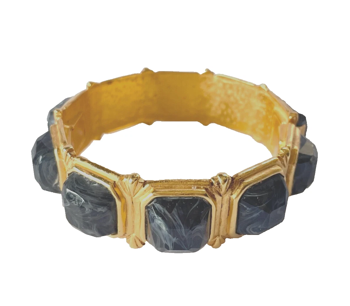 KARL LAGERFELD bracciale vintage Chanel designer fatto a mano pietre di vetro