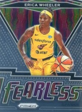 2021 Panini WNBA Prizm ERICA WHEELER #9 FEARLESS INSERT SPARKS