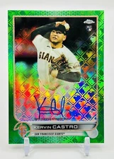KERVIN CASTRO 2022 TOPPS CHROME LOGOFRACTOR RC /99 Refractor GIANTS AUTOGRAPH